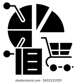 Symbol für Marktanteil für Design