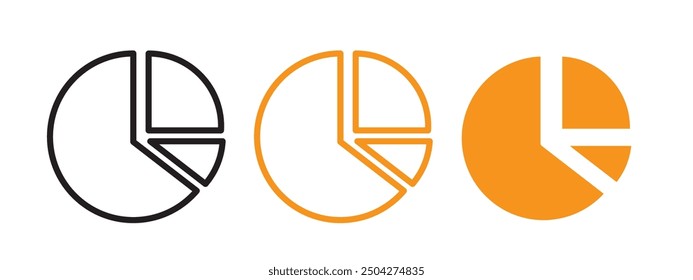 Market share icon web design in vector