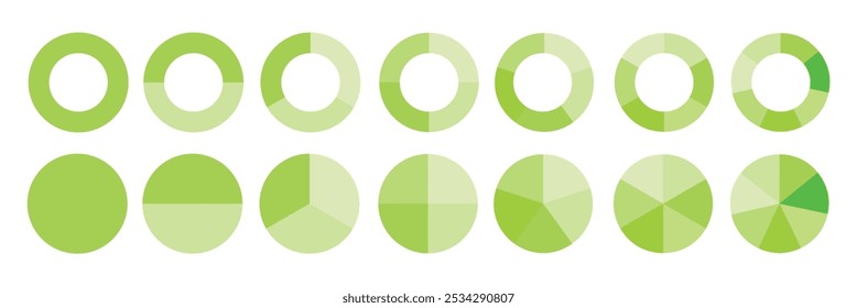 Market share icons vector illustration on isolated background eps 10. pie chart vector illustration eps 10.