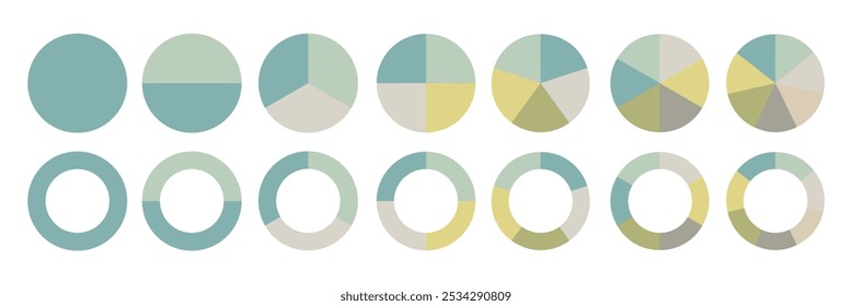 Market share icons vector illustration on isolated background eps 10. pie chart vector illustration eps 10.