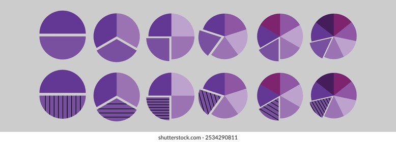 Market share icons vector illustration on isolated background eps 10. pie chart vector illustration eps 10.