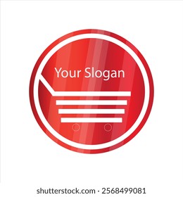 Market and shop logo icon pattern