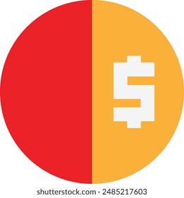 Ilustración plana del Vector del icono de la tienda del mercado