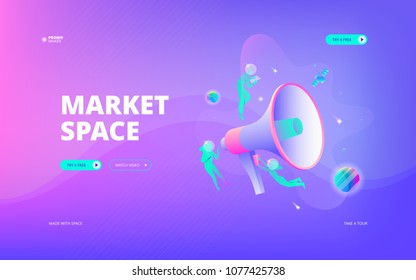 Market Space web banner