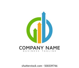 Market Statistic Report Logo Template