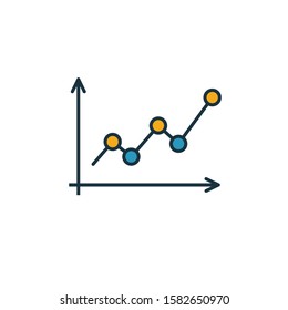 Market Trend icon. Simple element from risk management icons collection. Creative Market Trend icon ui, ux, apps, software and infographics.
