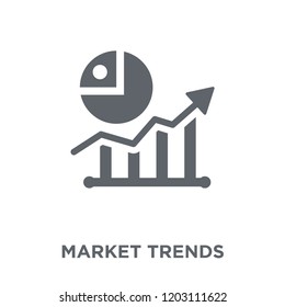 Market Trends Icon Market Trends Design Stock Vector (Royalty Free ...