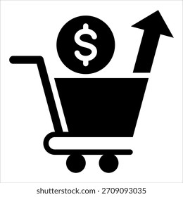 Elemento Ícone De Tendências De Mercado Para Design