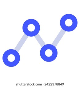 Market Trends Icon Illustration for web, app, infographic, etc
