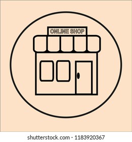 market vector icon