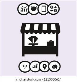 MARKET VECTOR ICON