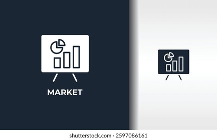 Market Vector, Icon Or Logo Sign Isolated Symbol Illustration