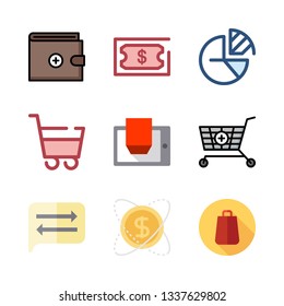 market vector icon set