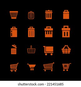 market vector icon set