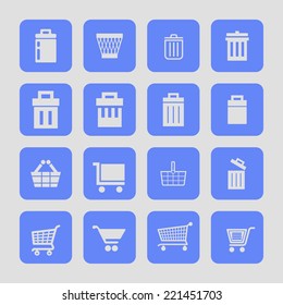 market vector icon set