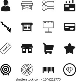 market vector icon set such as: advertisement, bank, ad, grocery, front, account, accuracy, wedding, menu, cafe, good, customer, street, panel, space, bill, open, coupon, service, site, envelope, ui