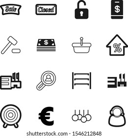 Market Vector Icon Set Such As: Security, Growth, Container, Apple, Keyhole, Headset, Shelving, Open, Target, Friends, Trend, Interest, Storage, Shelve, Estate, Handle, Privacy, Loan, Icons, Growing