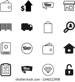 market vector icon set such as: facade, growth, view, residential, school, focus, cobalt, list, affluent, car, empty, diamond, window, rounded, building, sell, wife, success, book, security