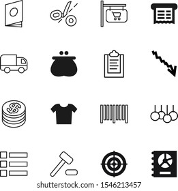 market vector icon set such as: system, chart, internet, old, transport, shipping, cutting, decrease, catalogue, aim, amount, wrought, law, saving, signs, hammer, polo, decoration, feedback, verdict