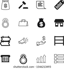 market vector icon set such as: gavel, holding, infographic, verdict, amount, merchandise, eps, page, judgment, communication, judge, grow, abstract, justice, stock, arrows, guilt, interior, drop