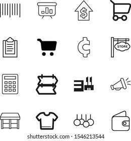 market vector icon set such as: location, traffic, earnings, street, modern, ribbon, result, identification, rich, bank, loud, exterior, style, square, building, voice, alert, shape, corporate, shirt