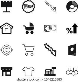 market vector icon set such as: add, pay, tshirt, display, till, gray, advertising, new, board, boutique, gift, space, ad, loan, check, mobile, maternity, school, ui, front, restaurant, text, data