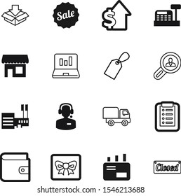 market vector icon set such as: e-mail, affluent, call, group, analytics, headset, commerce, art, communication, architecture, newsletter, focus, packaging, transportation, sorry, sales, open, agent