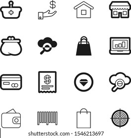 market vector icon set such as: jewel, vintage, city, price, chart, graph, round, debit, shiny, mall, wife, computer, credit, laptop, feminine, holding, fitness, focus, precious, information