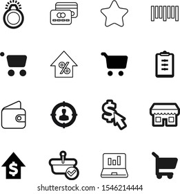 market vector icon set such as: small, trend, loan, pouch, circular, checkmark, stats, mall, cost, wedding, stars, luxury, architecture, city, percentage, barcode, people, circle, hand, romance, coin