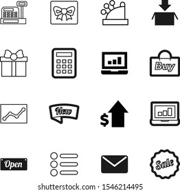 market vector icon set such as: infographic, address, investment, sales, discount, send, site, drawing, statistic, affluent, commerce, expand, options, calculate, red, badge, creative, glossy, down
