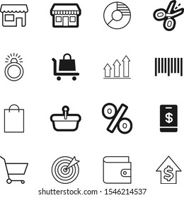 market vector icon set such as: target, information, transport, wedding, ui, smartphone, expensive, economy, ring, e-commerce, scanner, bank, cutting, forecast, purse, center, statistic, focus
