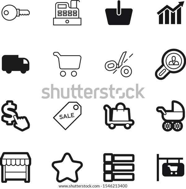 Market Vector Icon Set Such Logo Stock Vector Royalty Free 1546213400