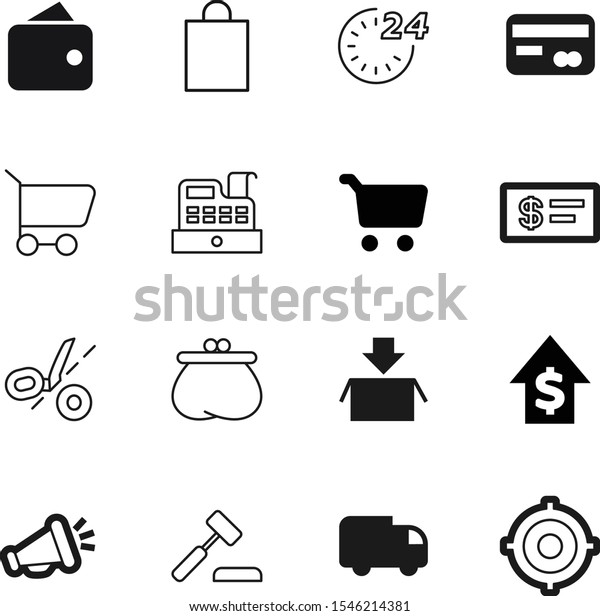 market vector icon set such as: debt, transport,\
grocery, label, profit, personal, hand, beautiful, accounting,\
funding, van, feminine, coupon, stats, packaging, graph,\
transportation, scissors,\
work