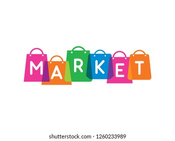 Market Vector Template, Symbol, Icon