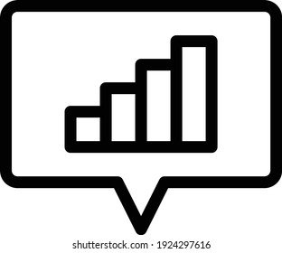 icono de línea delgada de vector de mercado