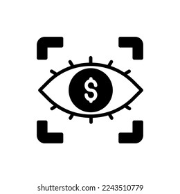 Market Vision Symbol in Vektorgrafik. Logotyp