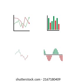 Market Volatility Icon Illustration Design