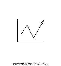 Market Volatility Icon Illustration Design