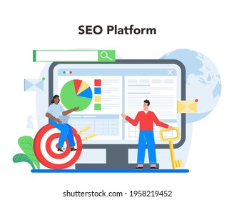 Marketer online service or platform. Advertising and promotion.