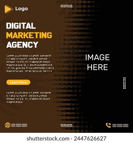 Marketing agency instagram story and social media post template | Marketing agency social media and instagram post or banner template design | campaign, marketing campaign media marketing banner flyer