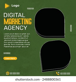 Marketing agency instagram story and social media post template | Marketing business poster banner template | Marketing agency instagram and facebook post template | Marketing agency social media