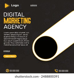 Marketing agency instagram story and social media post template | Marketing business poster banner template | Marketing agency instagram and facebook post template | Marketing agency social media