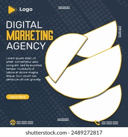 Marketing agency instagram story and social media post template | Marketing business poster banner template | Marketing agency instagram and facebook post template | Marketing agency social media