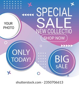 Marketing agency social media post template