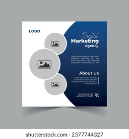 Marketing Agency Social Media Post Design, Digital Marketing social media post design