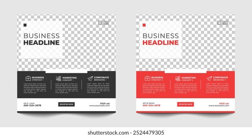 Marketing Agency Social Media post Template Design