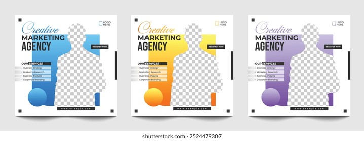 Marketing Agency Social Media post Template Design