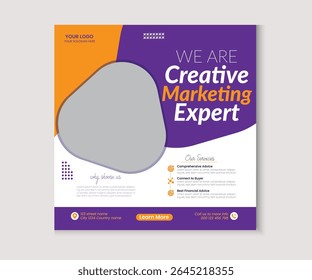 Marketing Agency Social Media Post Template