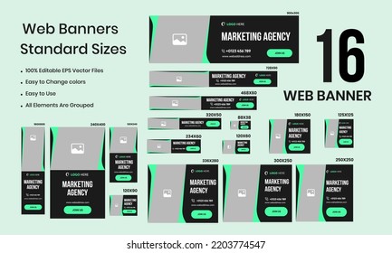 Marketing Agency Web Bundle Banner Design
