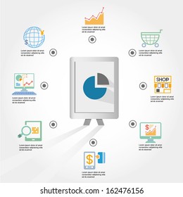 Marketing Analysis Concept Info Graphic Stock Vector (Royalty Free ...